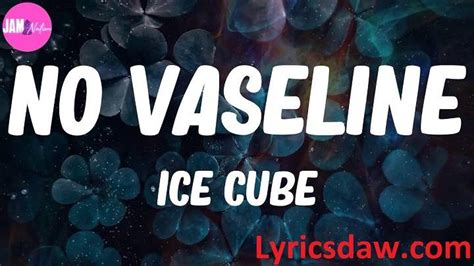 no vaseline lyrics|no vaseline lyrics meaning.